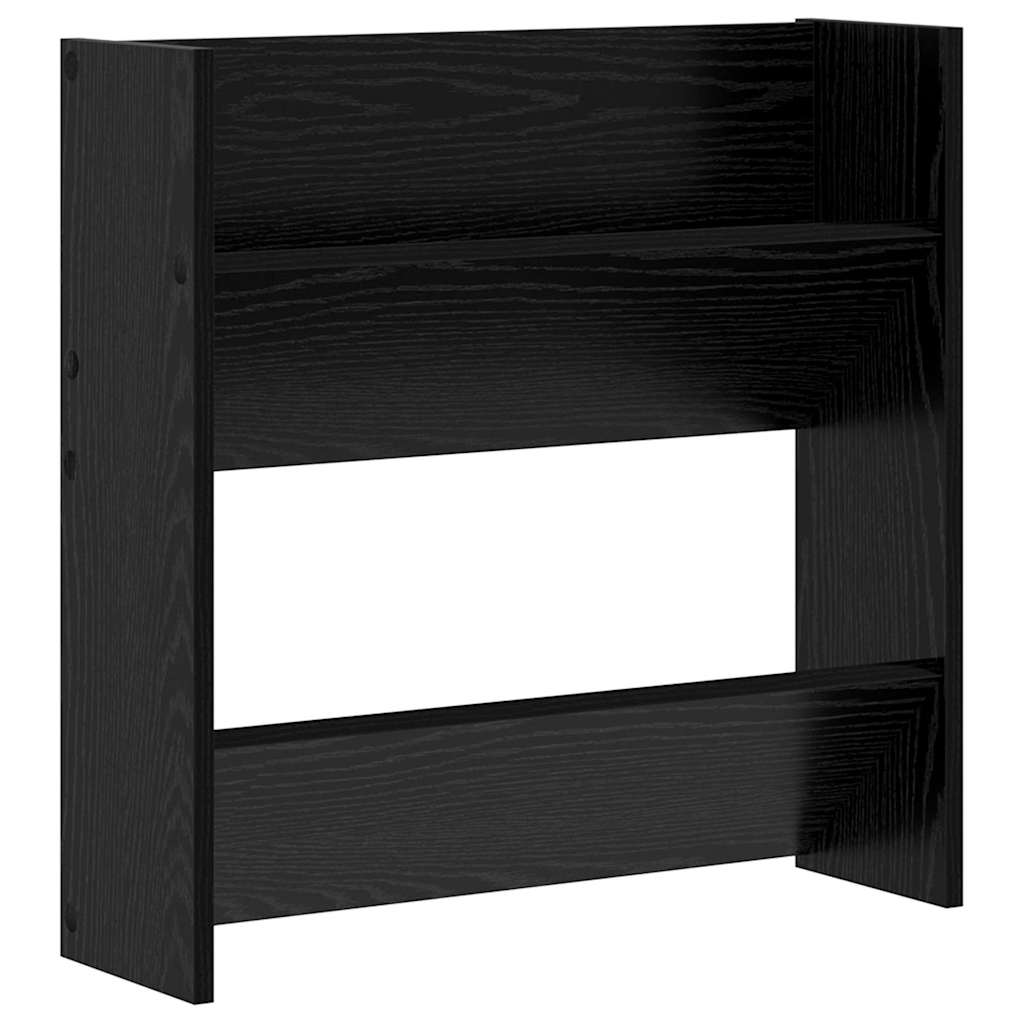 Batu skrynia su lentyna 2 pcs Juodas ąžuolas 60 x 18 x 60 cm