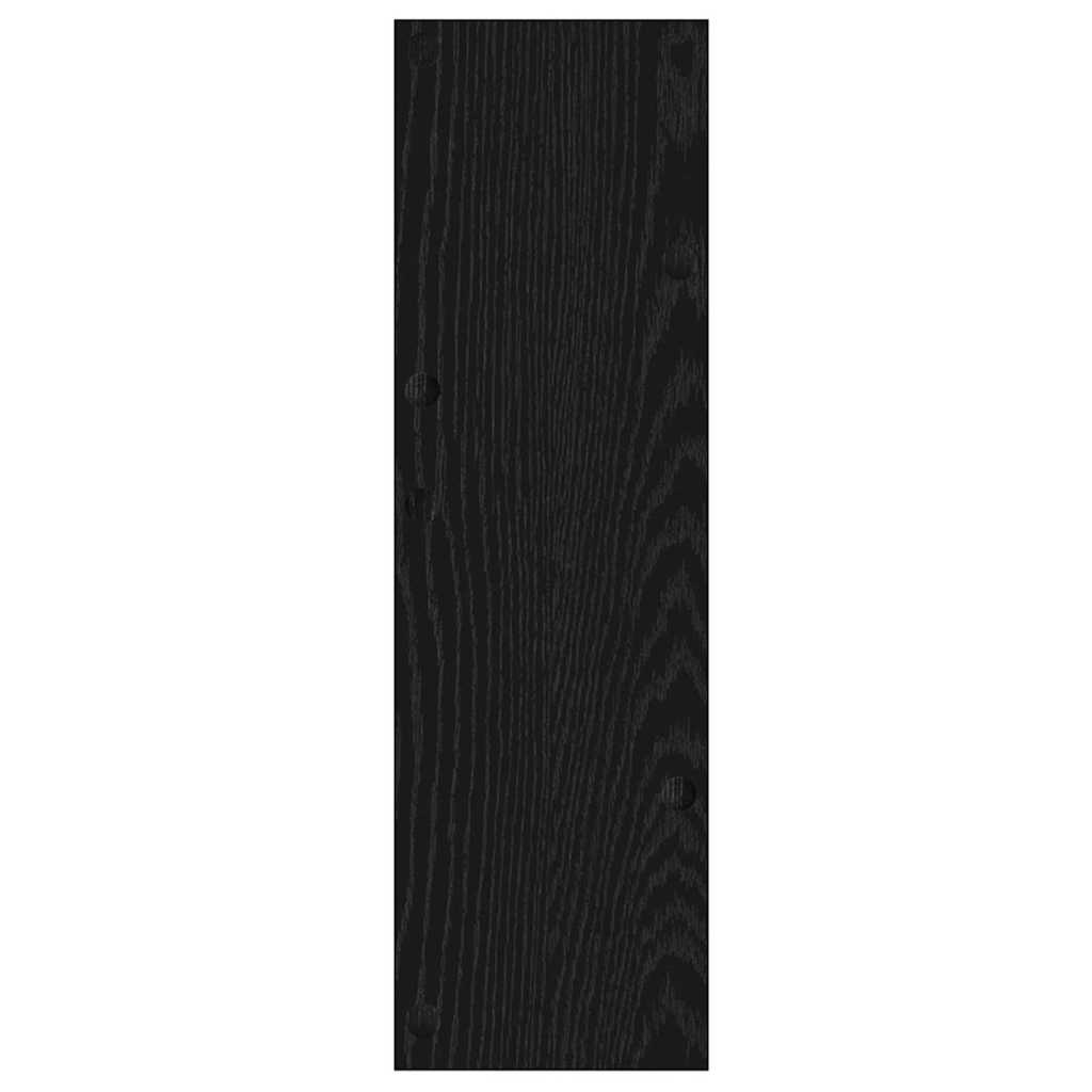 Batu skrynia su lentyna 2 pcs Juodas ąžuolas 60 x 18 x 60 cm