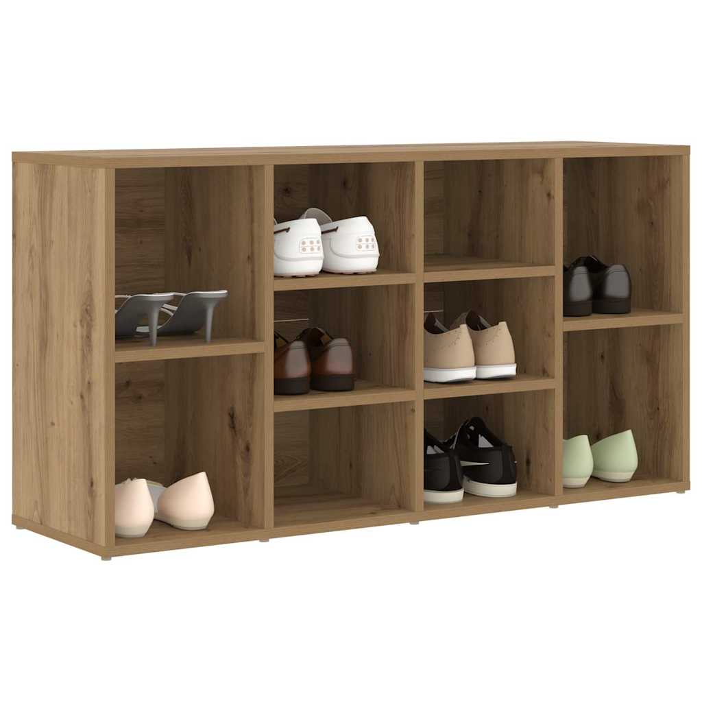 Shoe Bench with Shelf Artisan Oak 103 x 30 x 54.5 cm