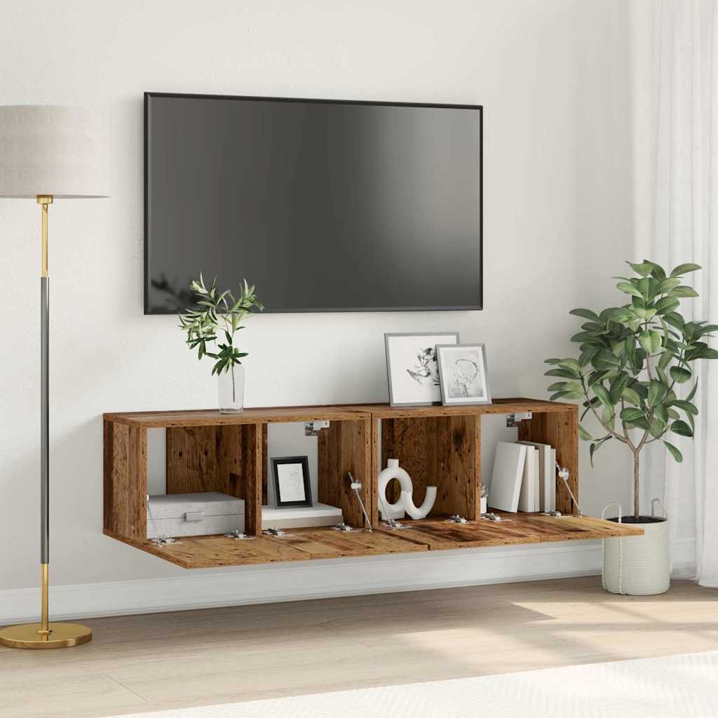 TV skapīšu komplekts 2 gab. Daudzkrāsains 60 x 30 x 30 cm