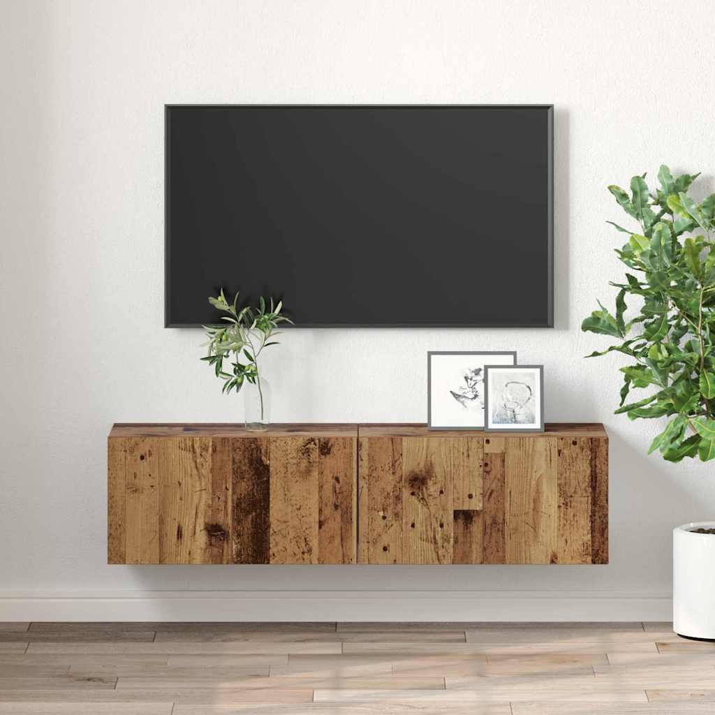 TV skapīšu komplekts 2 gab. Daudzkrāsains 60 x 30 x 30 cm
