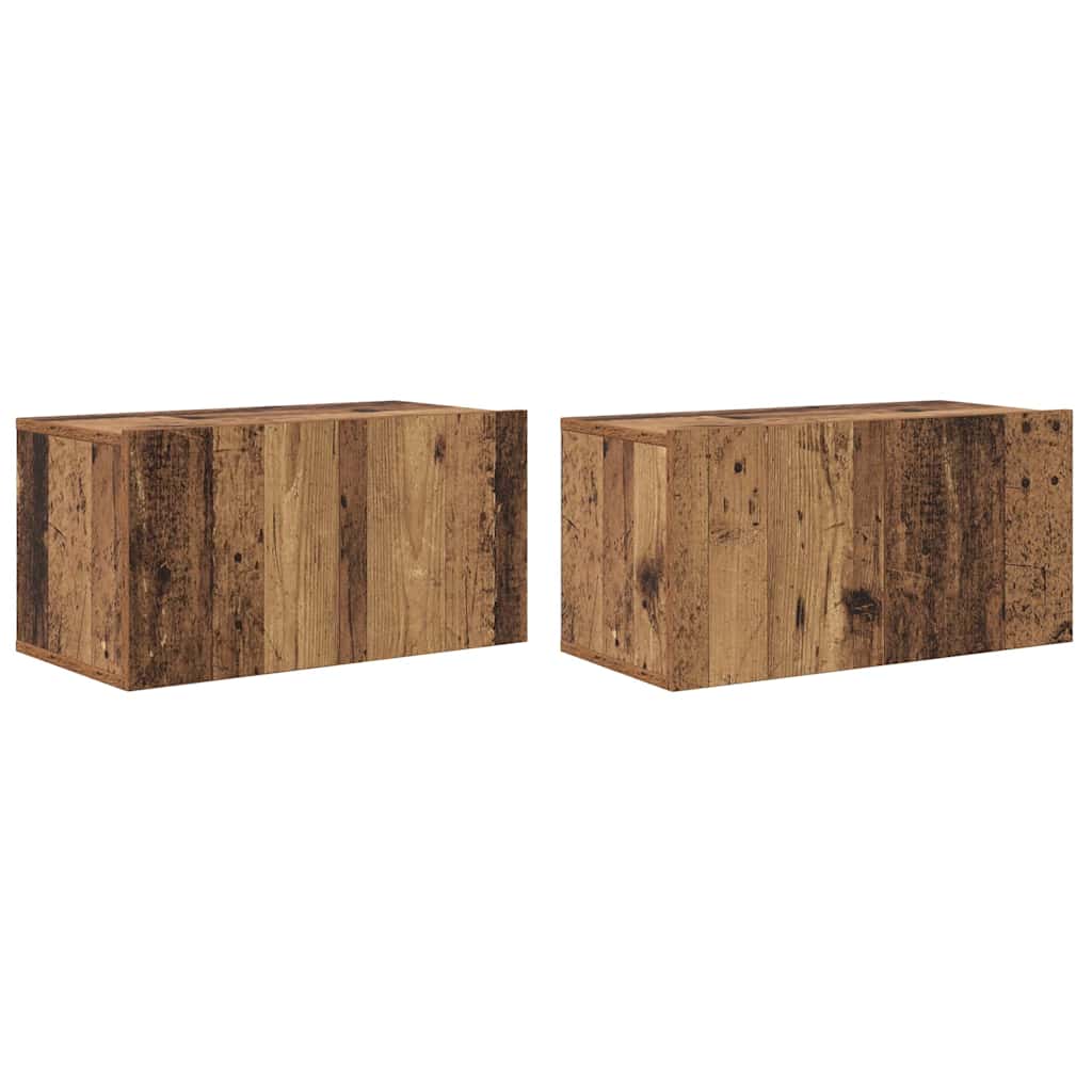 TV skapīšu komplekts 2 gab. Daudzkrāsains 60 x 30 x 30 cm