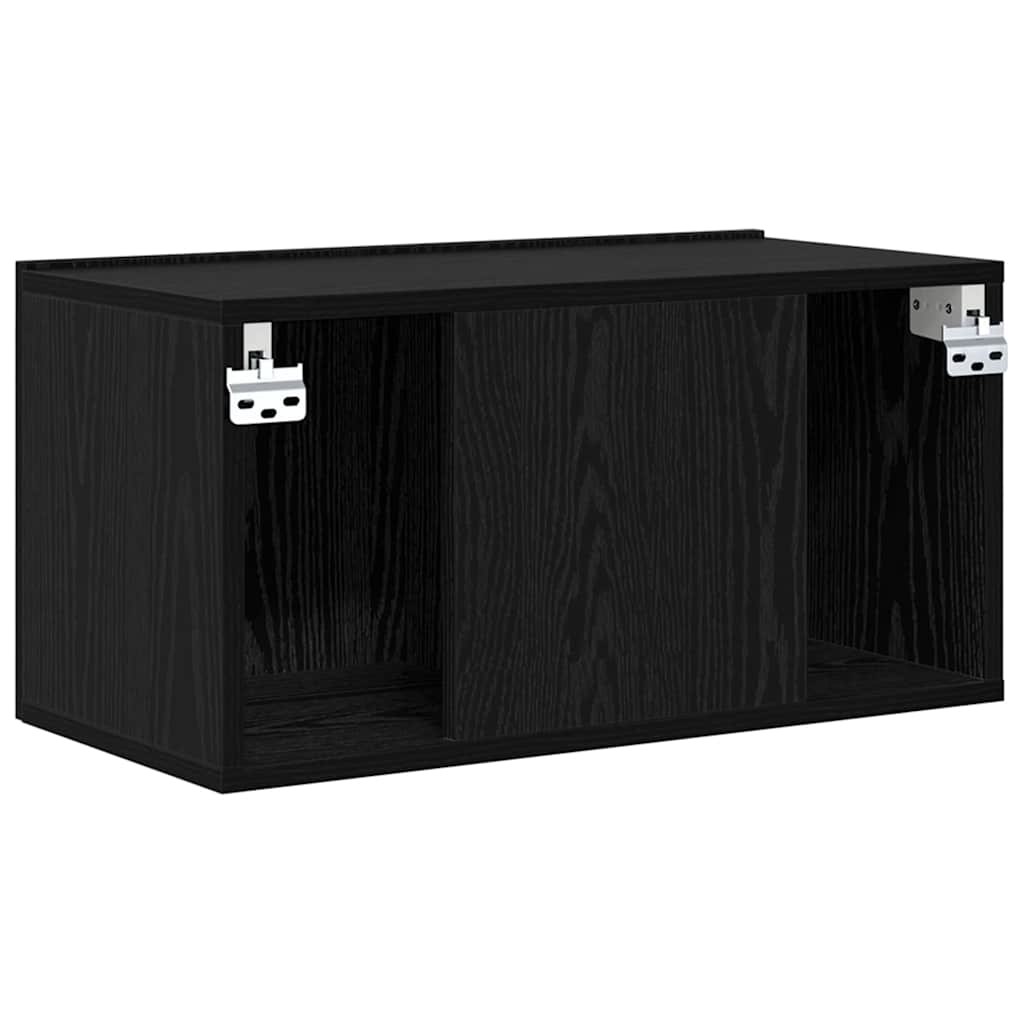 Televizora skapīšu komplekts Melns 60 x 30 x 30 cm Apstrādāta koksne