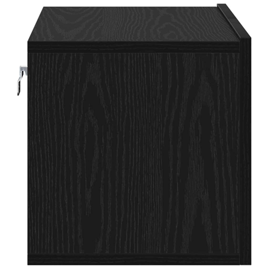 Televizora skapīšu komplekts Melns 60 x 30 x 30 cm Apstrādāta koksne