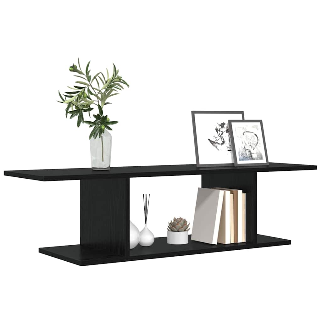 TV spintelių komplektas Juoda 103 x 30 x 26,5 cm