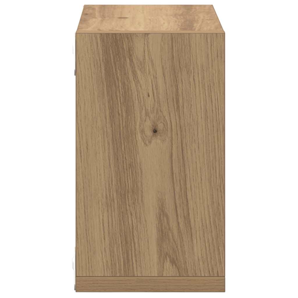 Wall shelves 2 pcs Artisan oak 26 x 15 x 26 cm