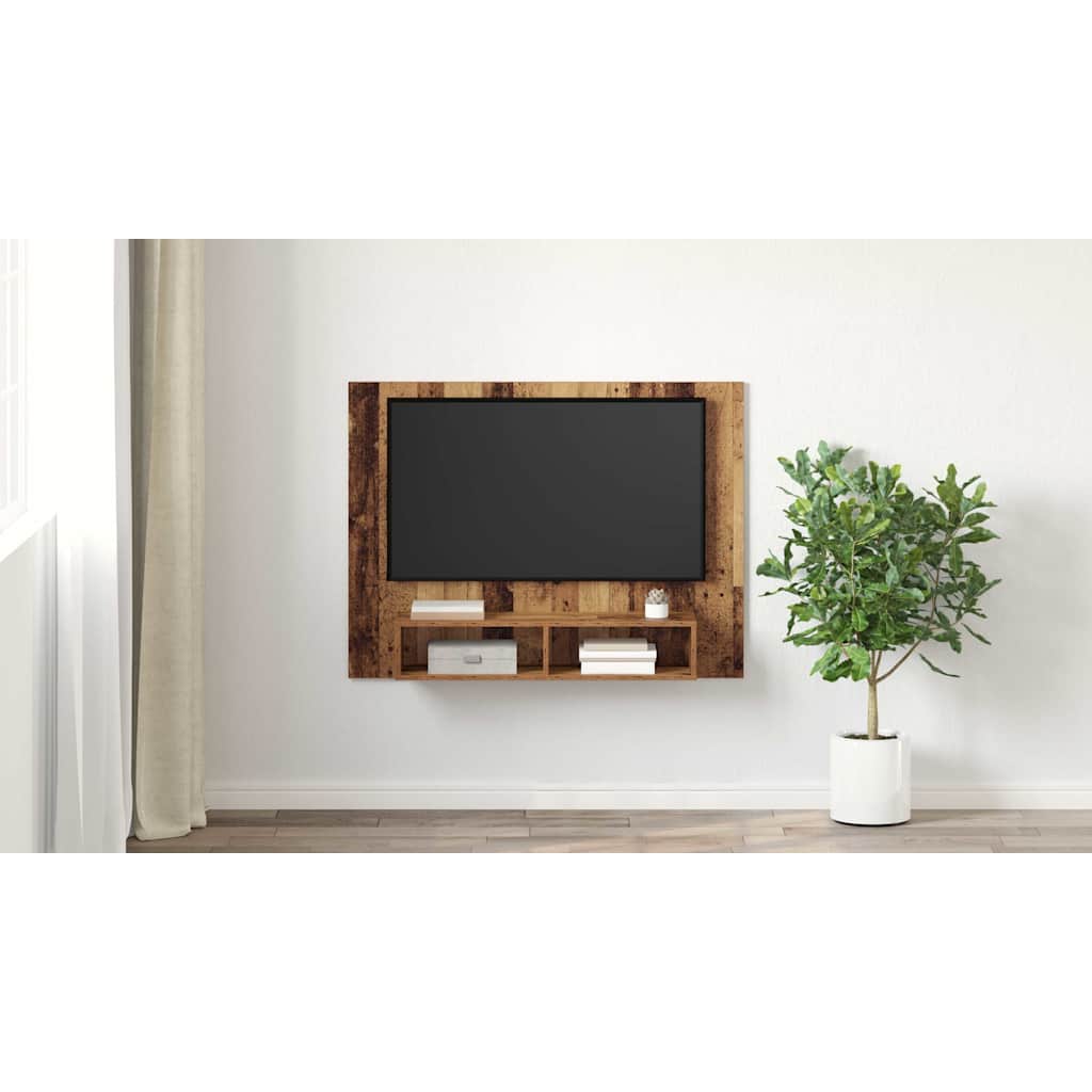 TV spintelių komplektas Senovinis medis 120 x 23,5 x 90 cm