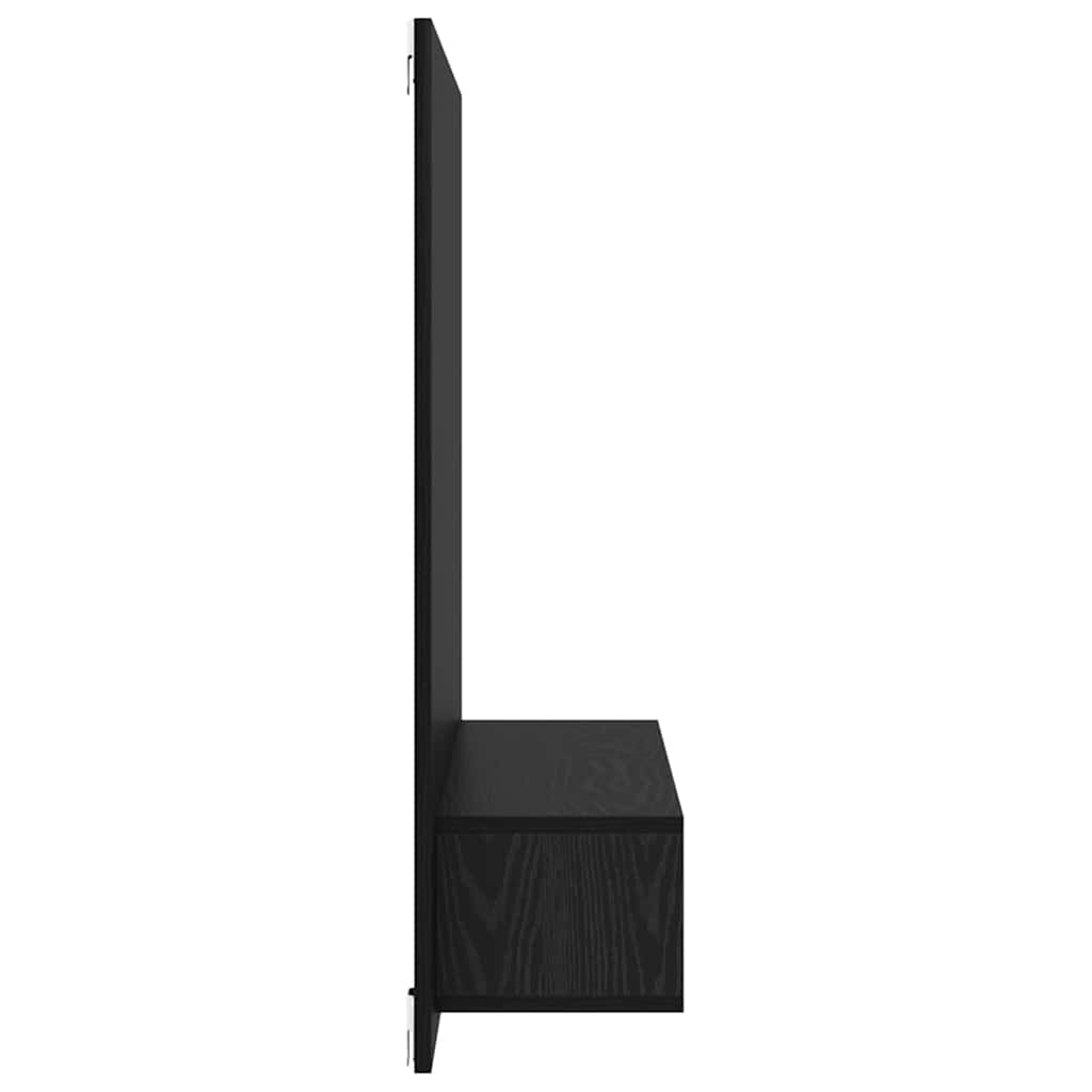 TV spintelių komplektas Juodas ąžuolas 120 x 23,5 x 90 cm