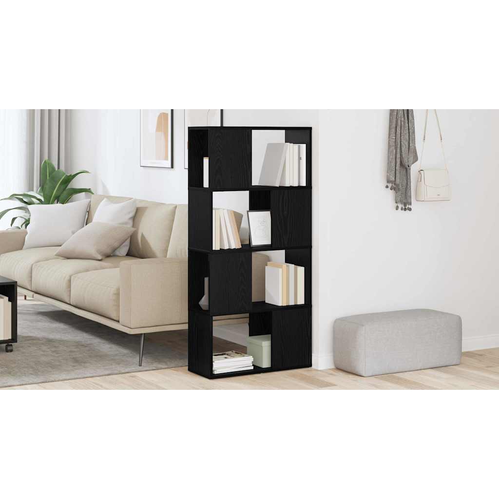 TV spintelių komplektas Juoda 60 x 24 x 125,5 cm