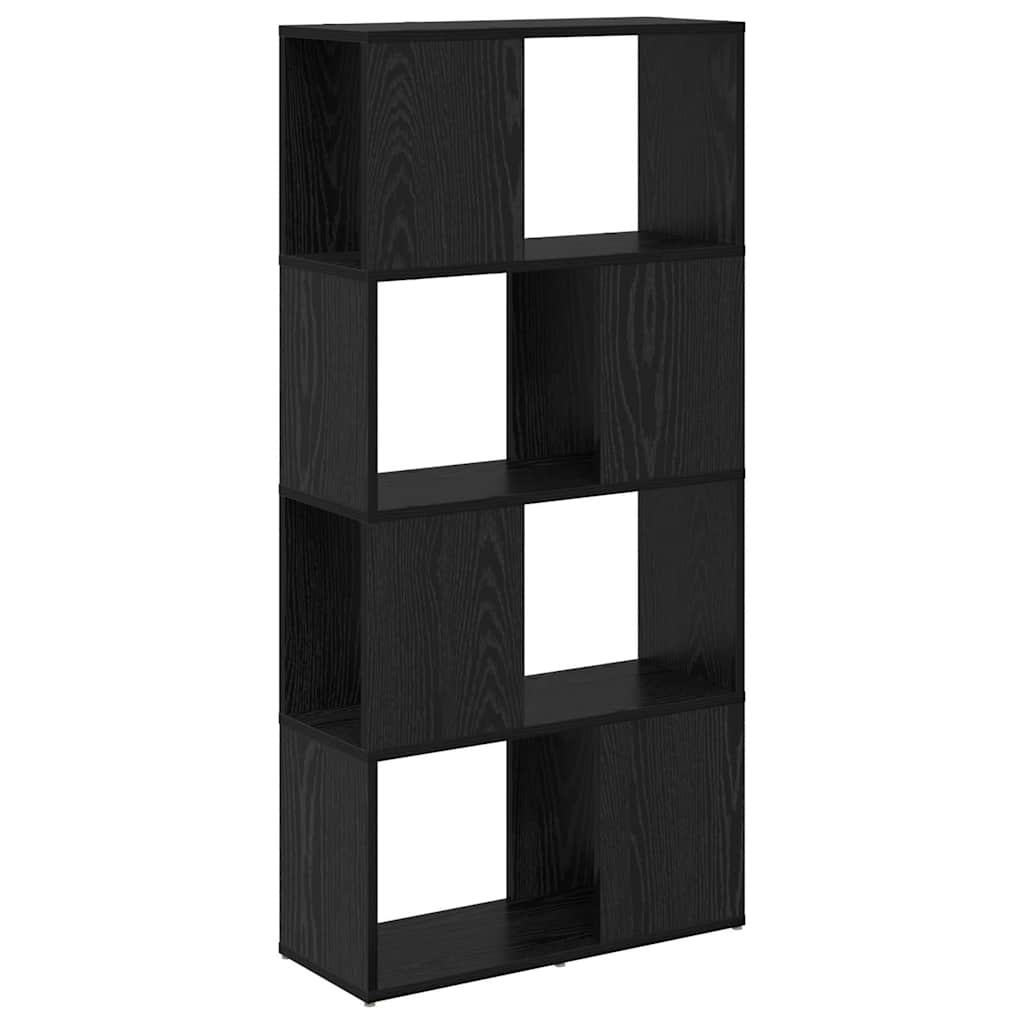 TV skapju komplekts melns 60 x 24 x 125,5 cm