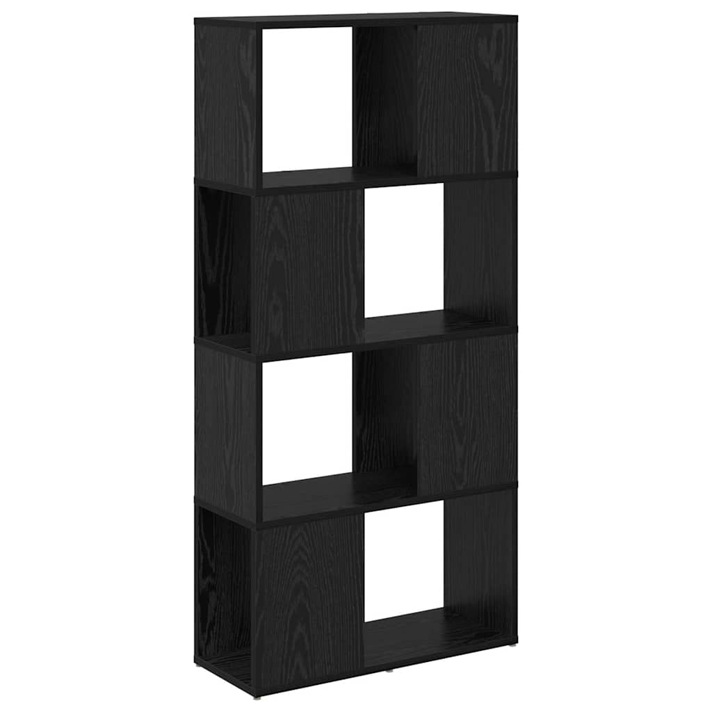 TV skapju komplekts melns 60 x 24 x 125,5 cm