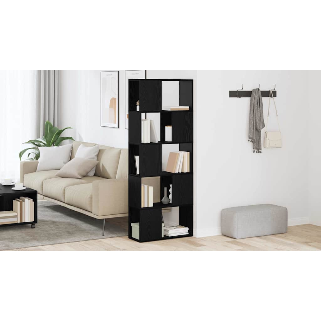 TV spintelių komplektas Juoda 60 x 24 x 156 cm Apdirbta mediena