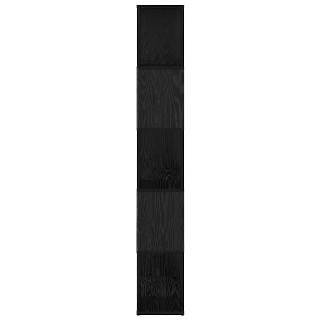 TV skapīšu komplekts Melns 60 x 24 x 156 cm Apstrādāta koksne