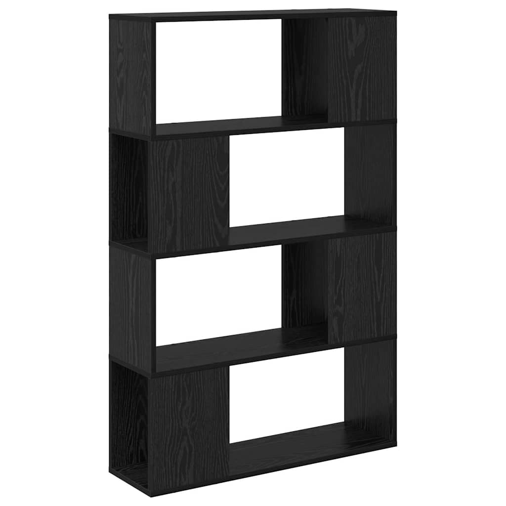 TV spintelių komplektas Juoda 80 x 24 x 125 cm Apdirbta mediena
