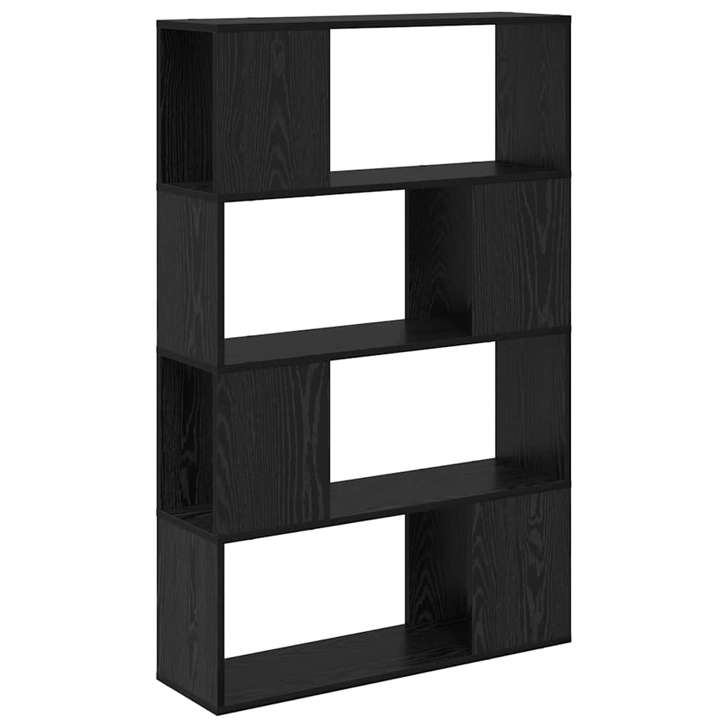 TV spintelių komplektas Juoda 80 x 24 x 125 cm Apdirbta mediena