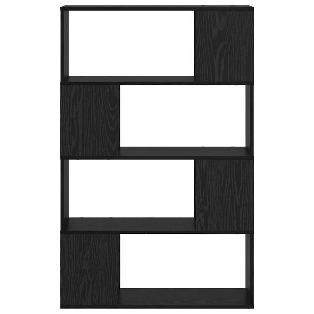 TV spintelių komplektas Juoda 80 x 24 x 125 cm Apdirbta mediena