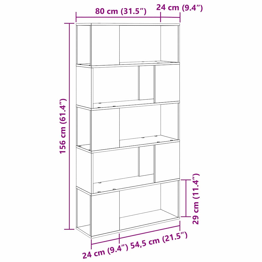 TV skapīšu komplekts Melns 80 x 24 x 156 cm Inženierijas koksne