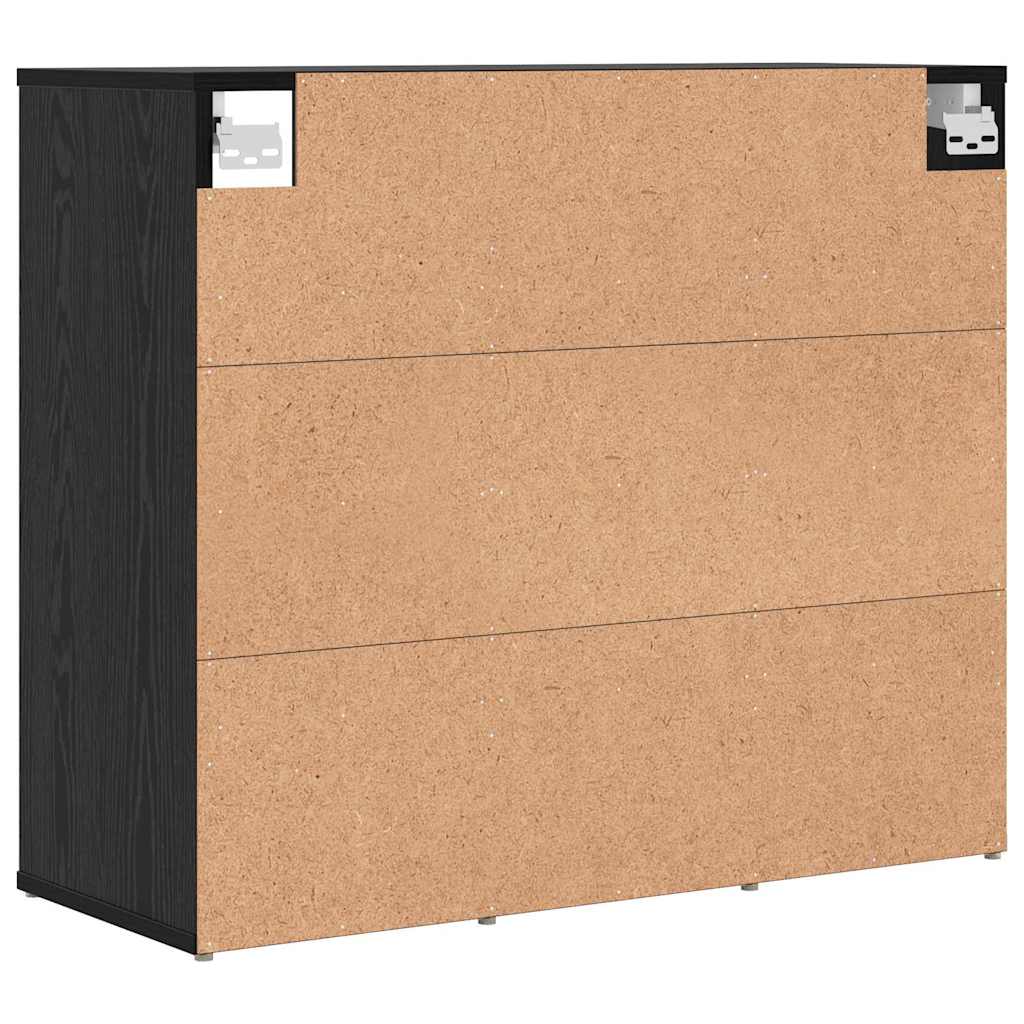 Apavu skapis Melnais ozols 77,5 x 30 x 67 cm Inženierijas koksne