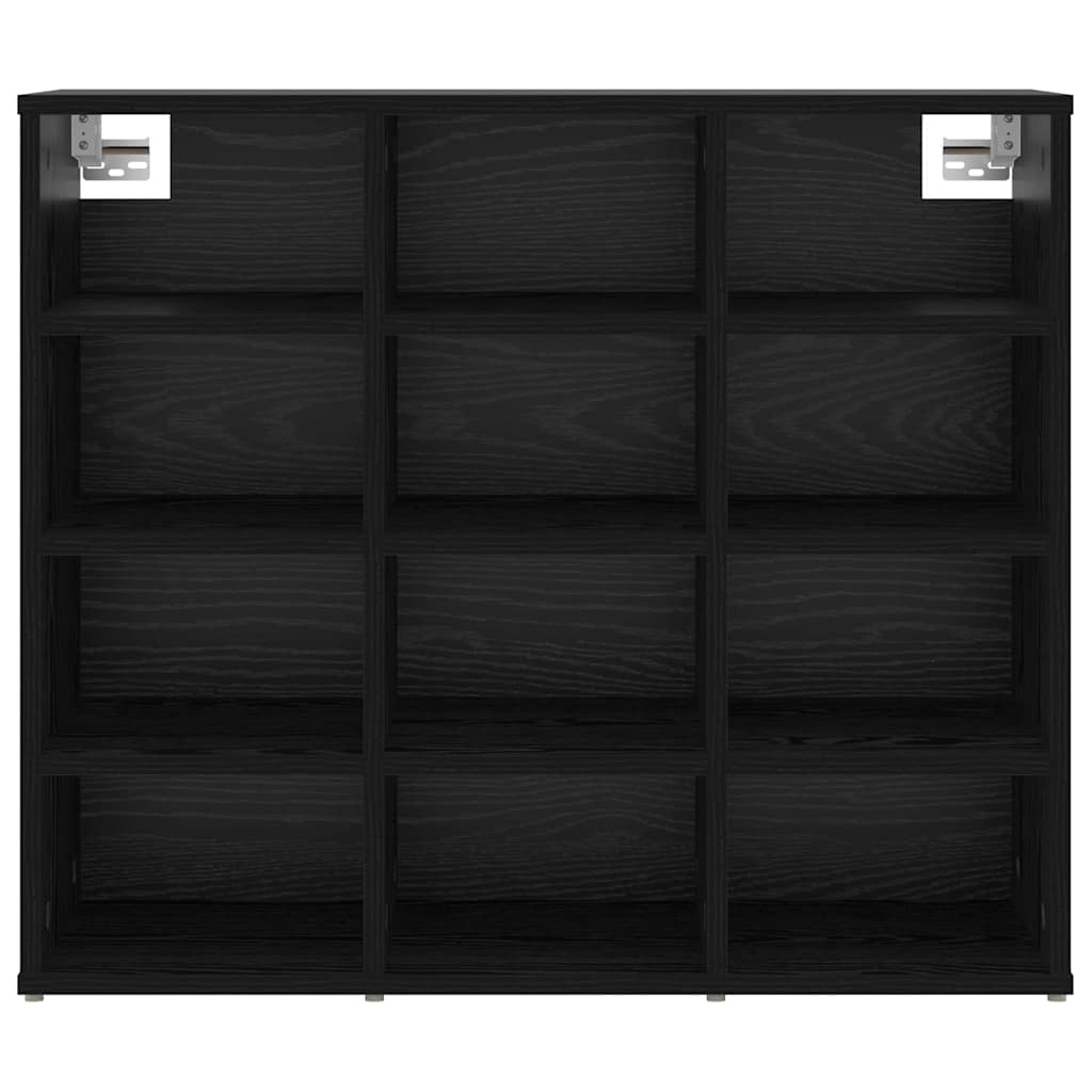 Apavu skapis Melnais ozols 77,5 x 30 x 67 cm Inženierijas koksne