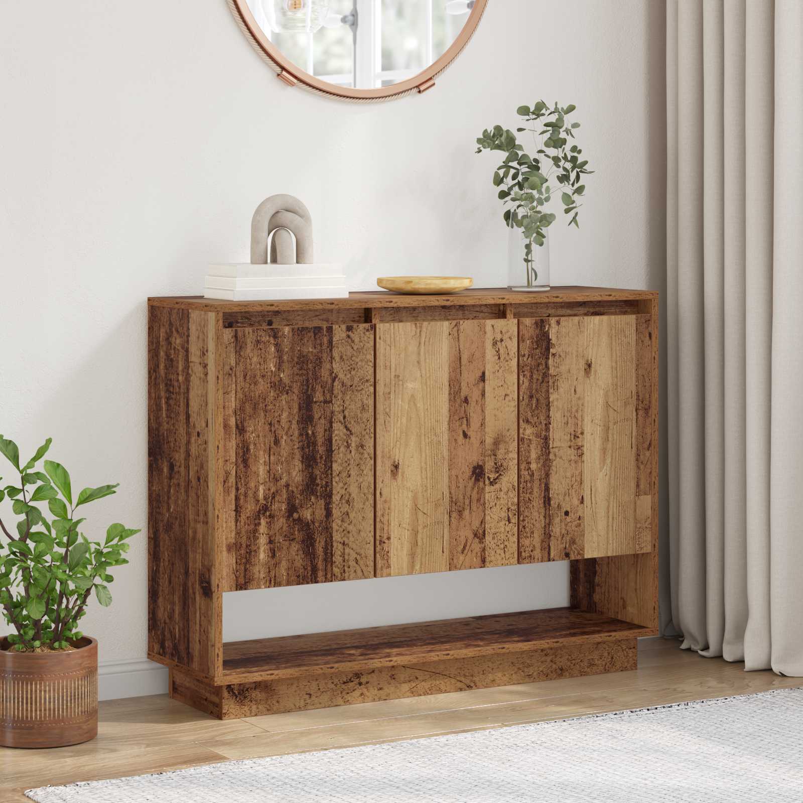 Cabinet Reclaimed wood 97 x 29 x 75 cm Solid wood