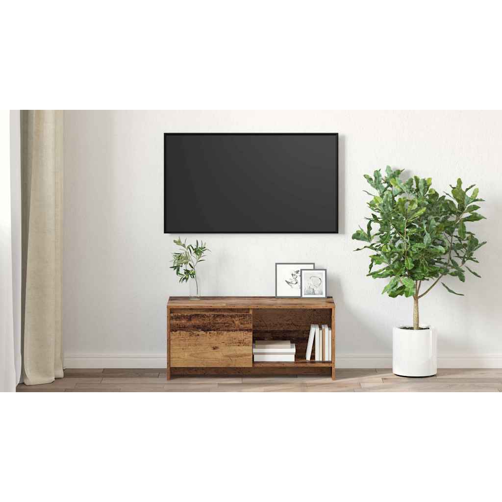 Televizora galdiņu komplekts Antīka koka krāsa 90 x 35 x 40 cm