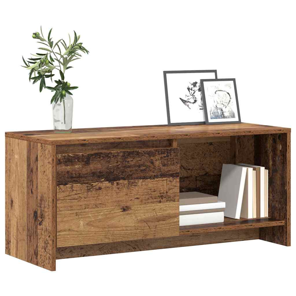 Televizora galdiņu komplekts Antīka koka krāsa 90 x 35 x 40 cm