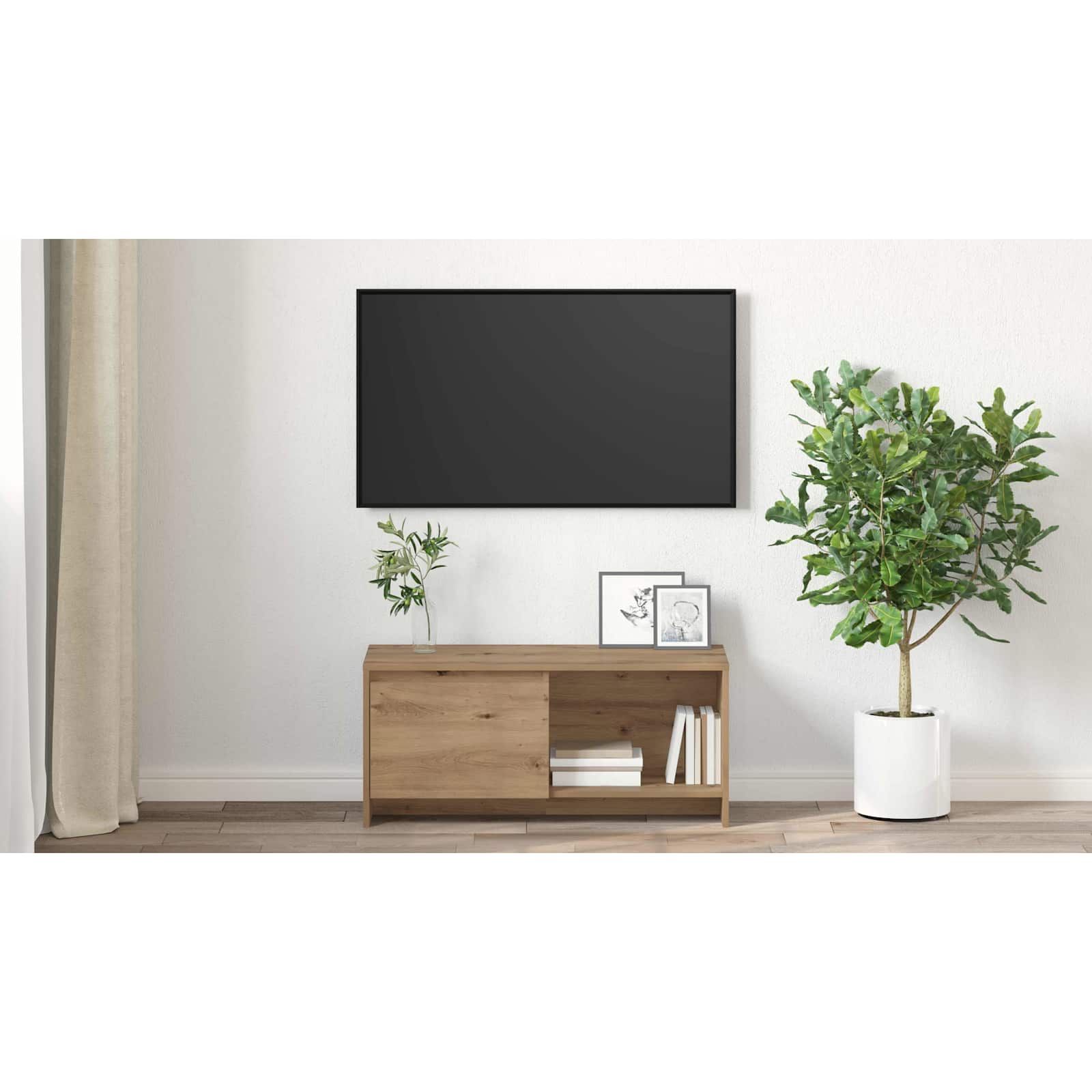 TV spintelių komplektas Amatininkų ąžuolas 90 x 35 x 40 cm