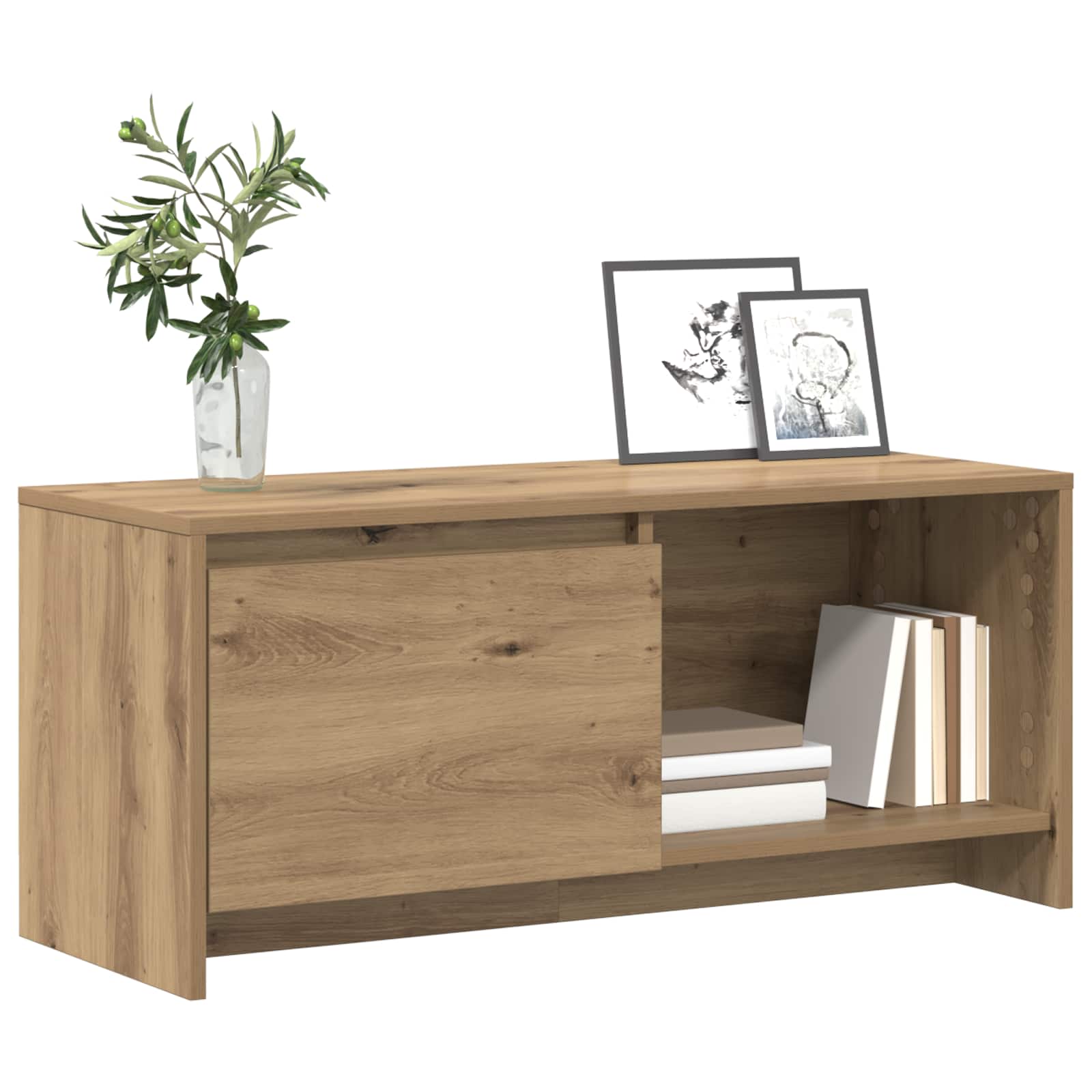 TV spintelių komplektas Amatininkų ąžuolas 90 x 35 x 40 cm