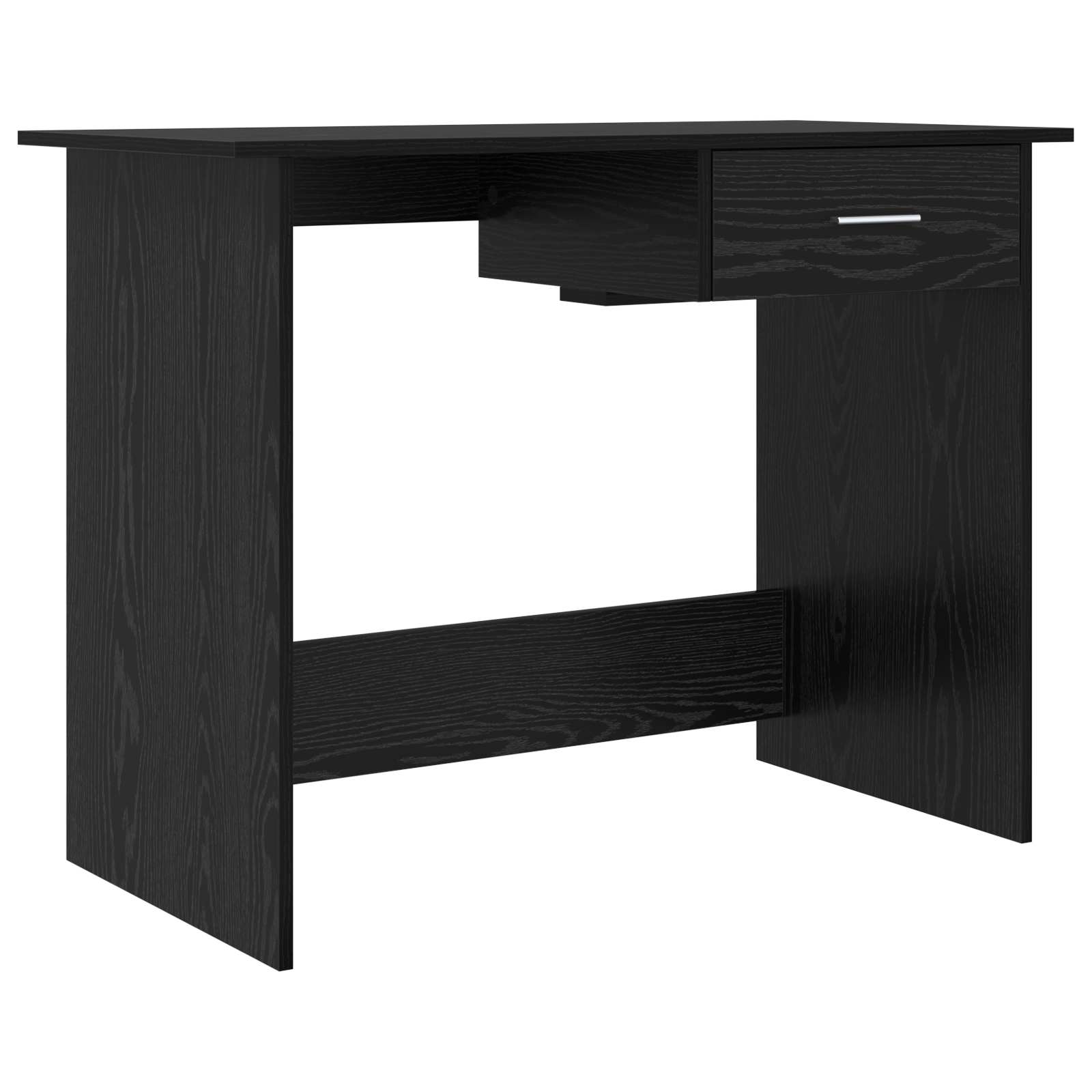 Table black oak 100 x 50 x 76 cm Engineered wood