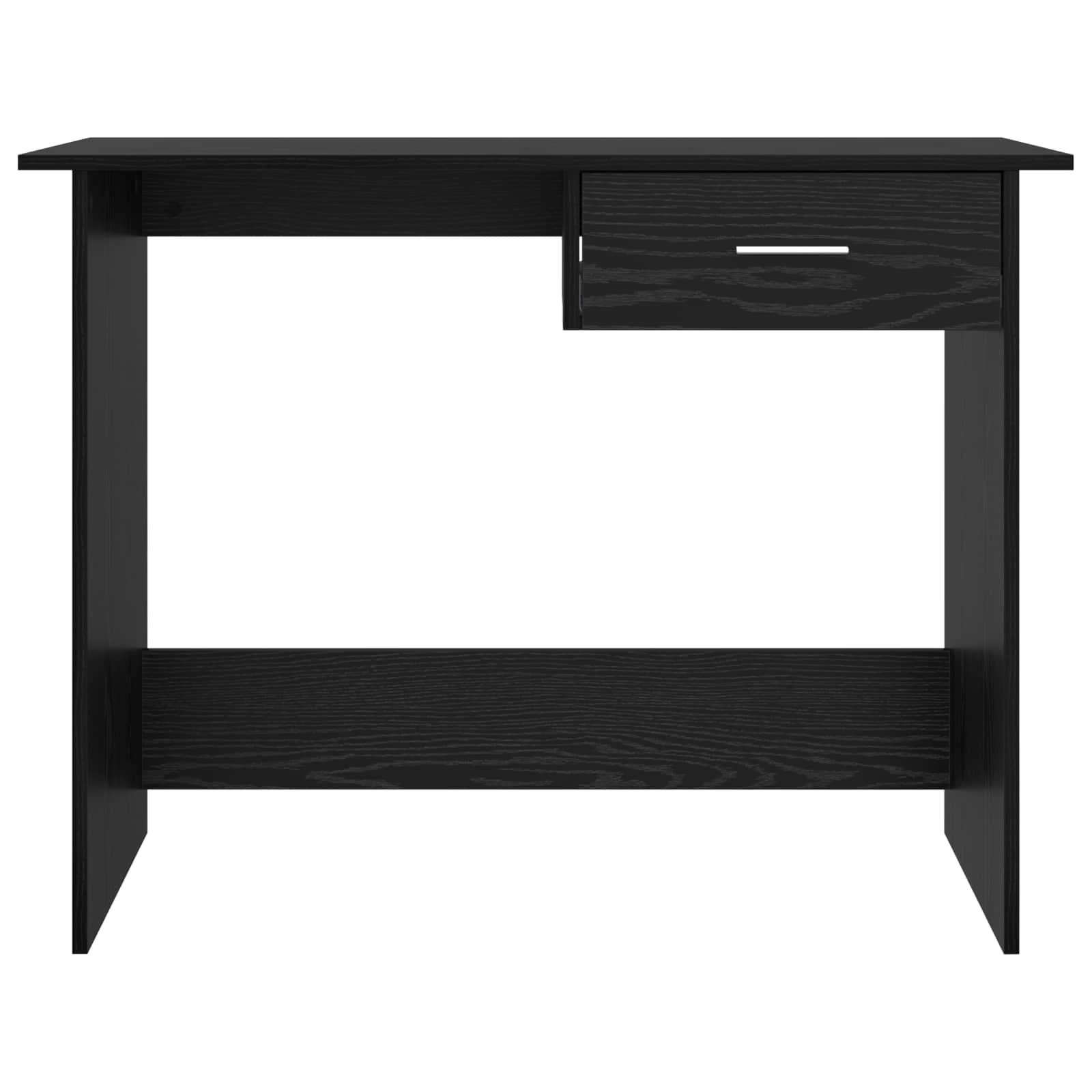 Table black oak 100 x 50 x 76 cm Engineered wood