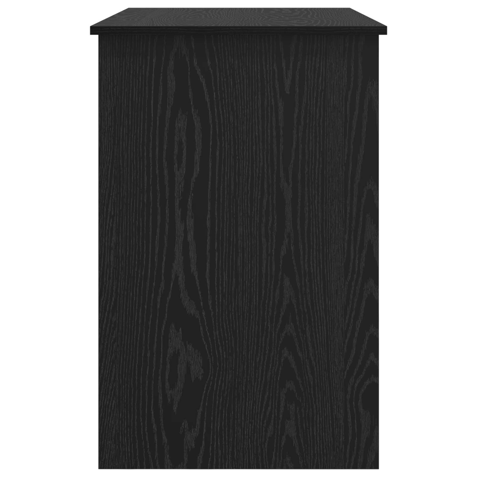 Table black oak 100 x 50 x 76 cm Engineered wood