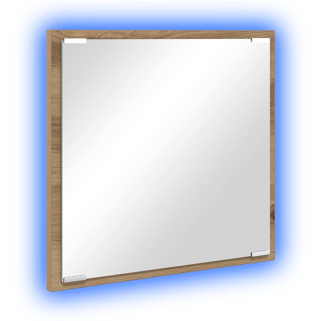 LED vonios veidrodis artisano ąžuolo 40 x 8.5 x 37 cm