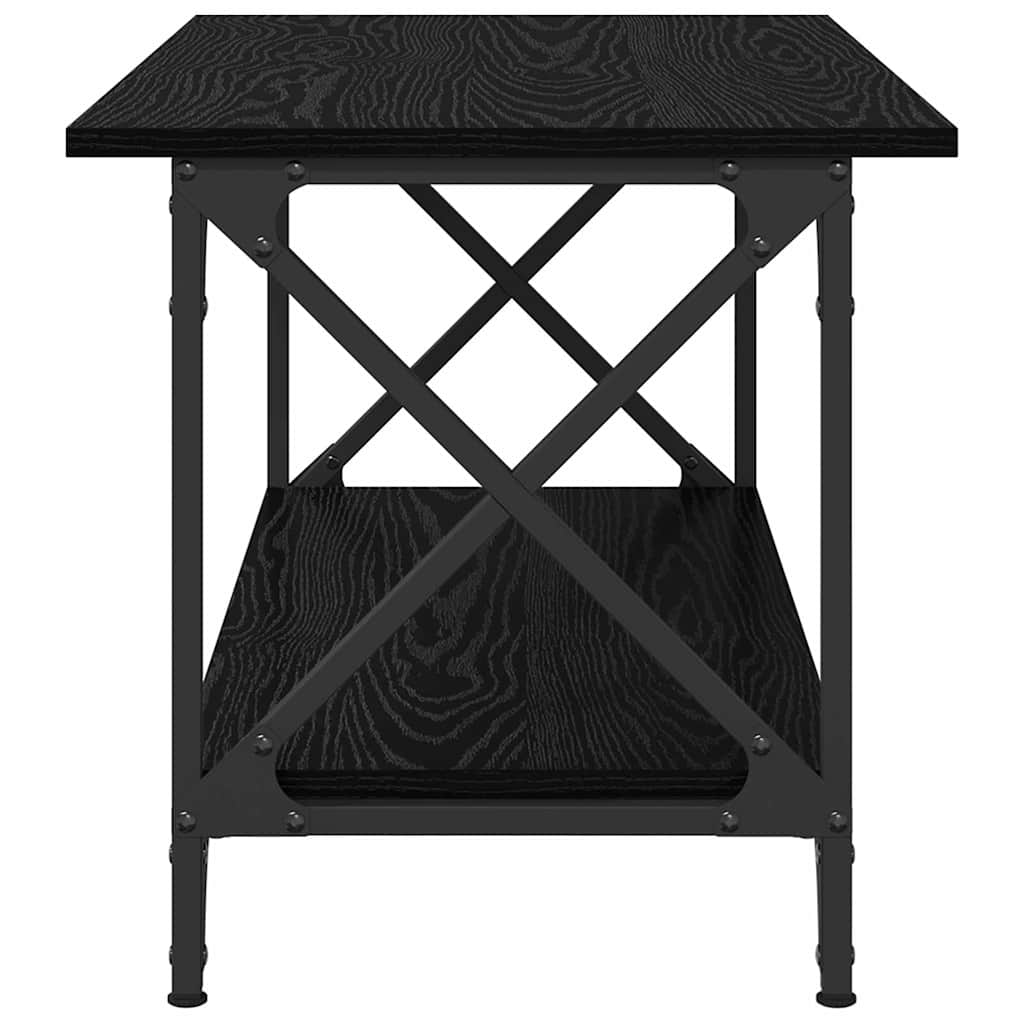 Kafijas galdiņš melns ozols 80 x 45 x 45.5 cm Apstrādāta koksne