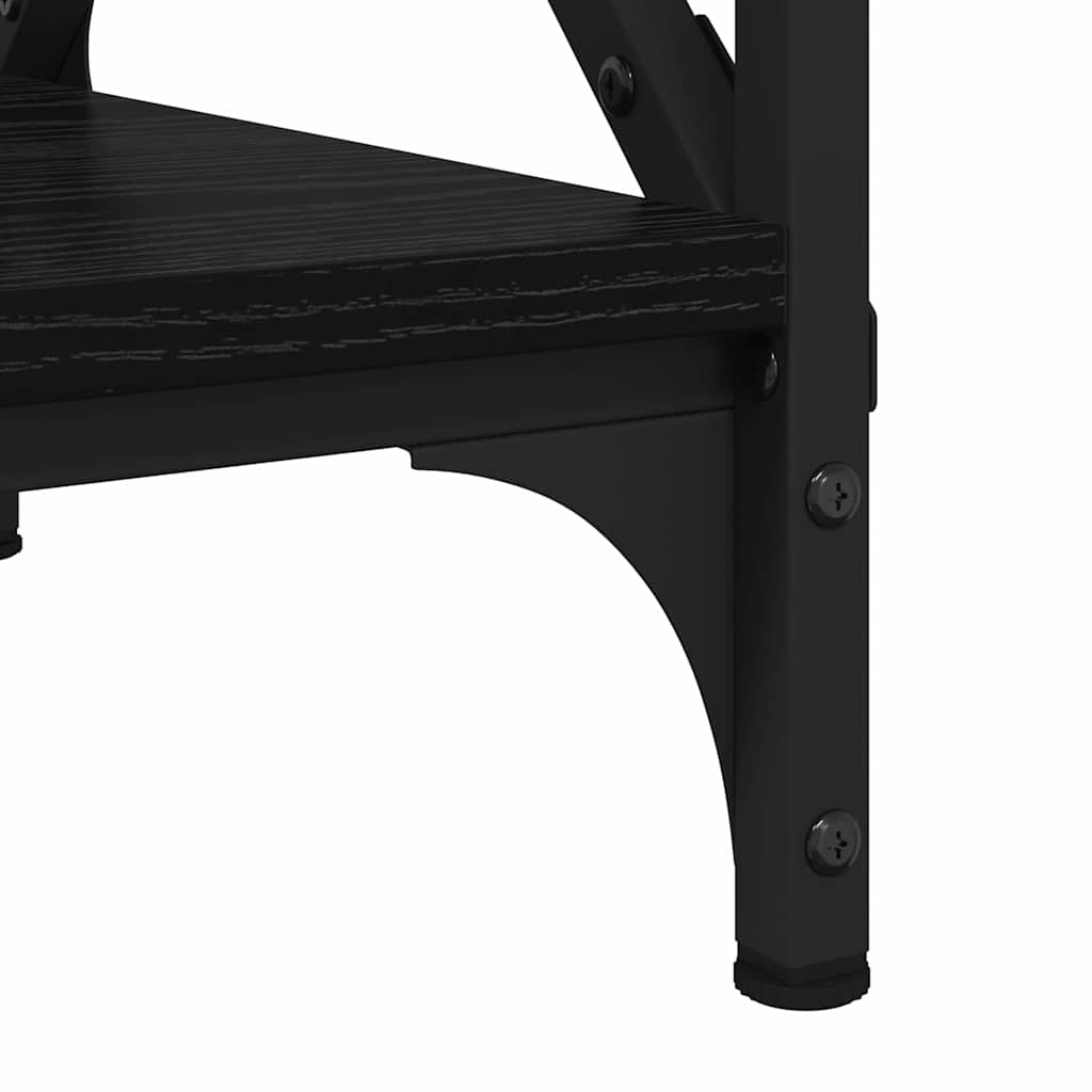 Side table black oak
