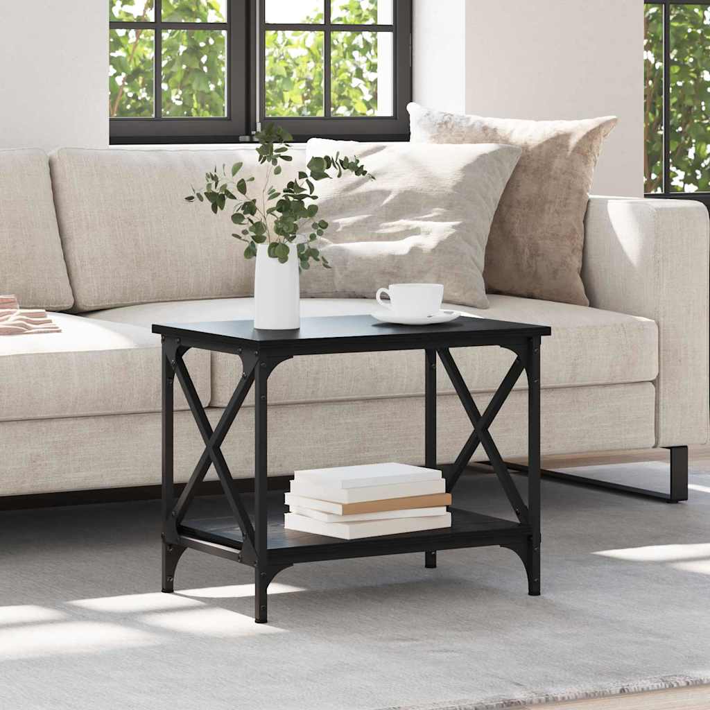 Side table black oak