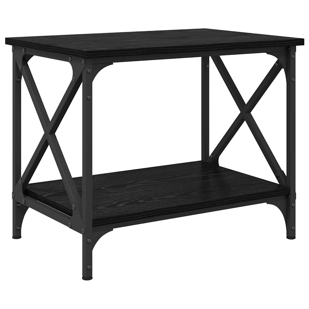 Side table black oak