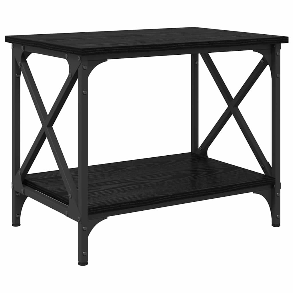 Side table black oak
