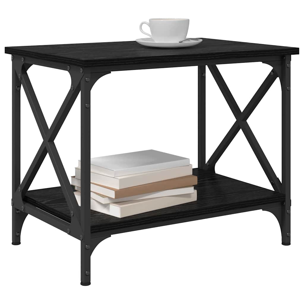 Side table black oak