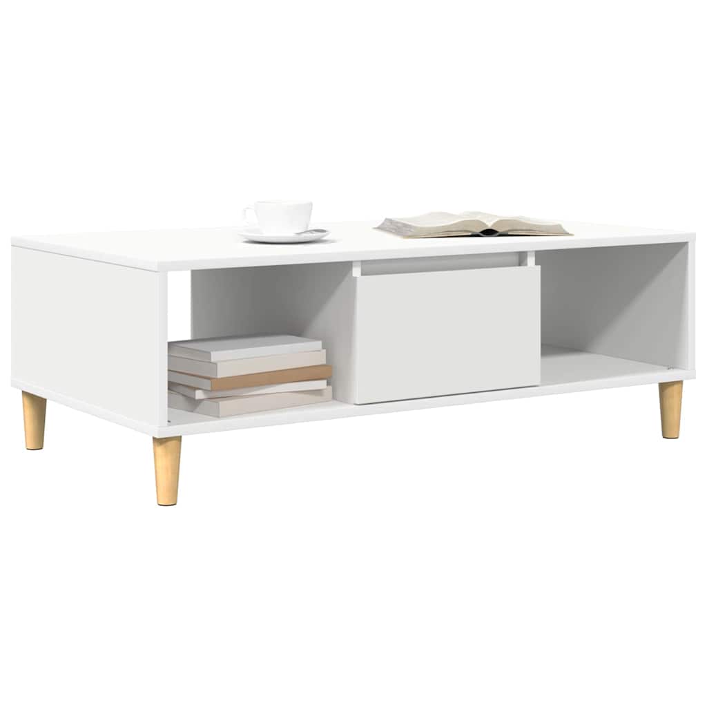 Coffee table White 102 x 55 x 35 cm