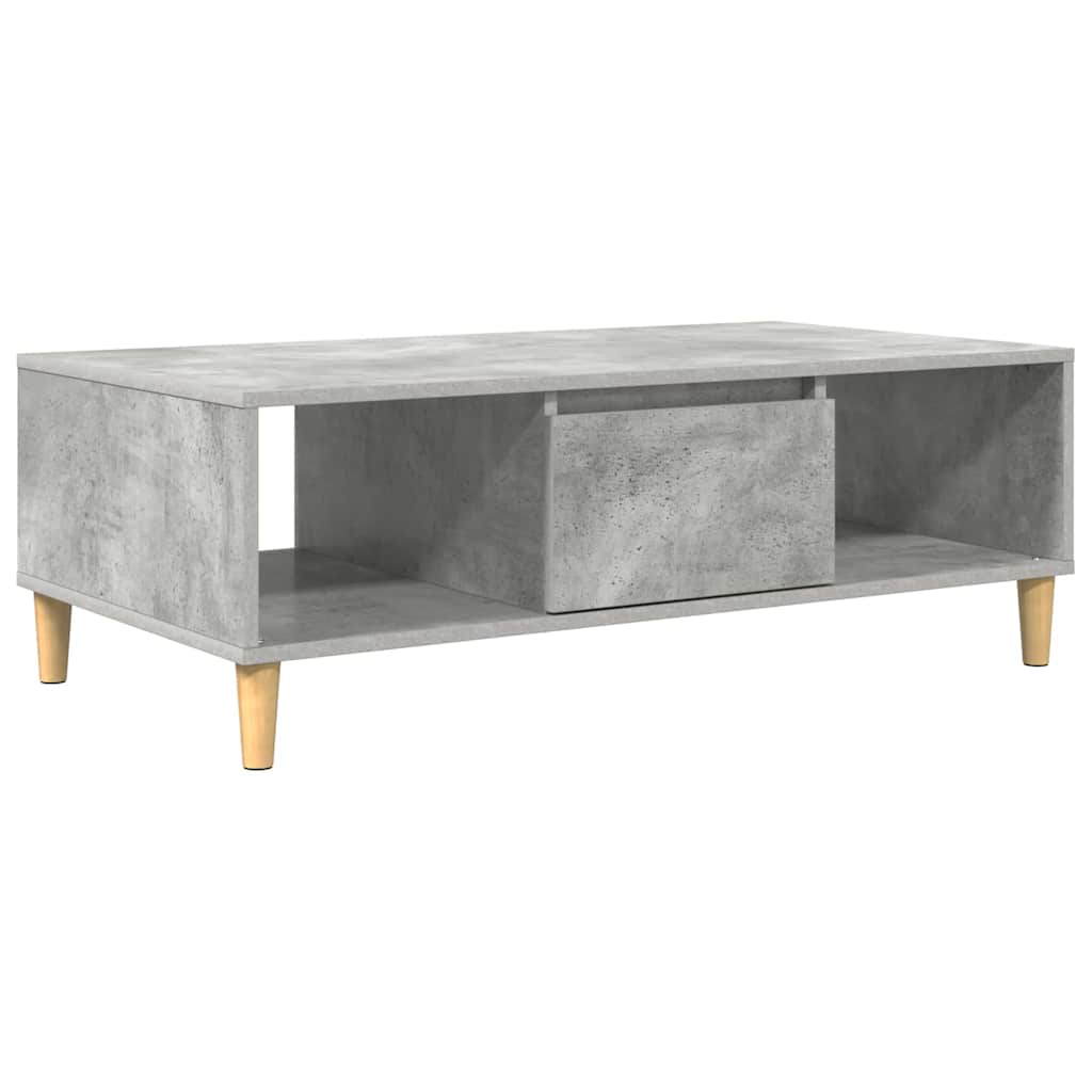 Kavos staliukas Betono pilka 103.5 x 60 x 35 cm