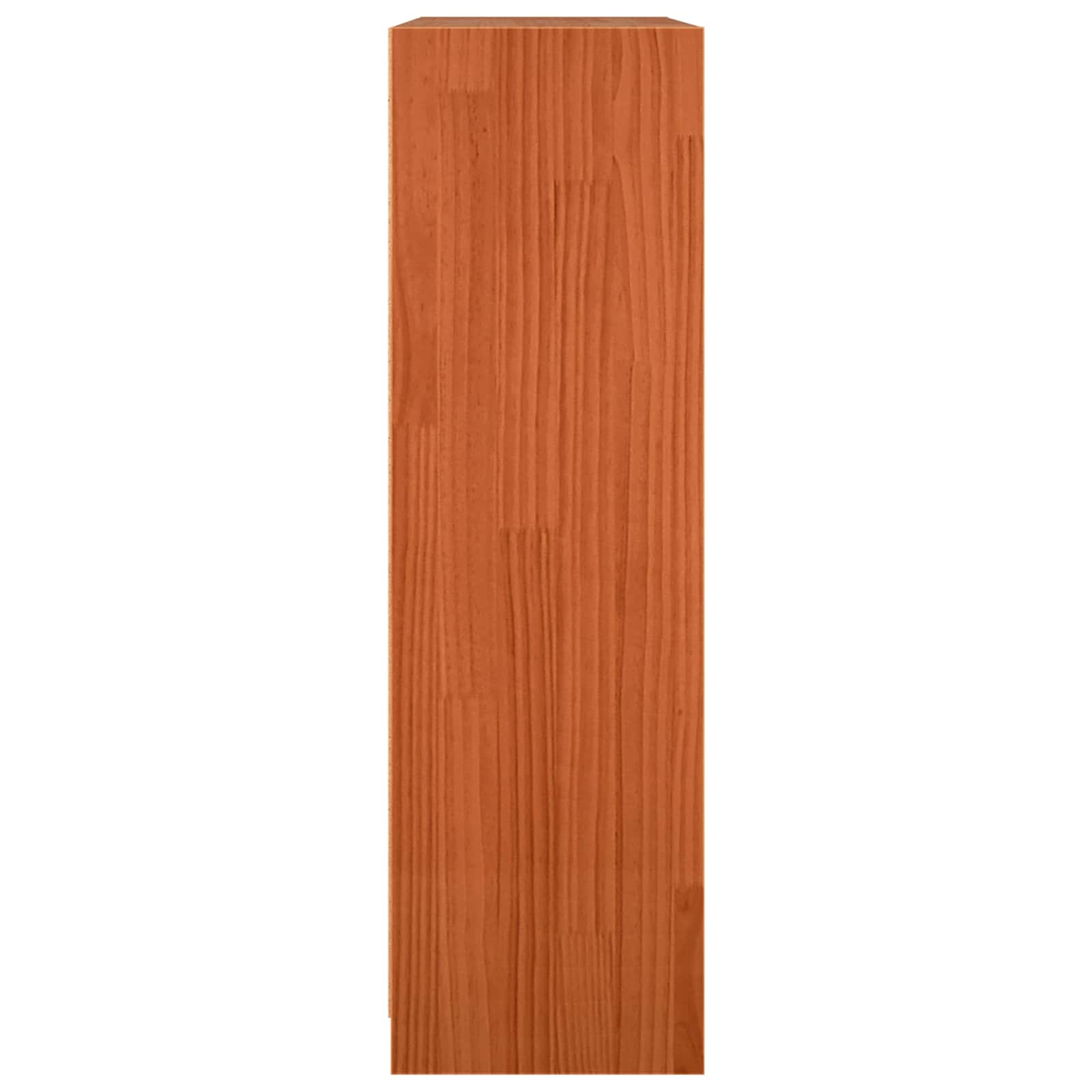 Grāmatu skapis Vaskots brūns 104 x 33 x 110 cm Masīva priedes koksne