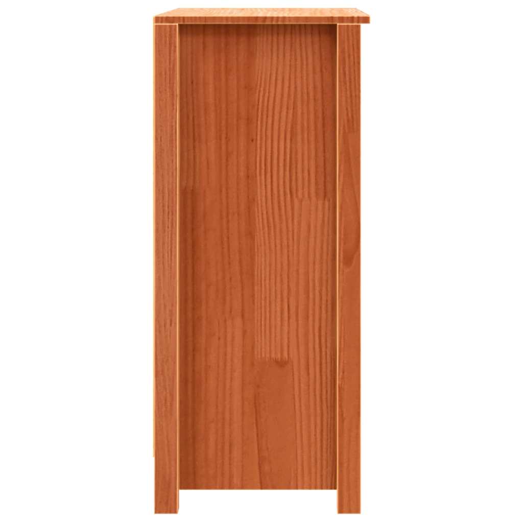 Kabalas su saugykla su durimis Ruda 70 x 35 x 80 cm Kietos pušies mediena