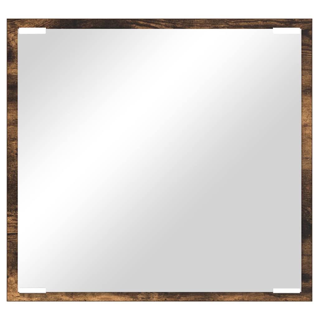 LED vonios veidrodis Rūkyta ąžuolas 40 x 8.5 x 37 cm
