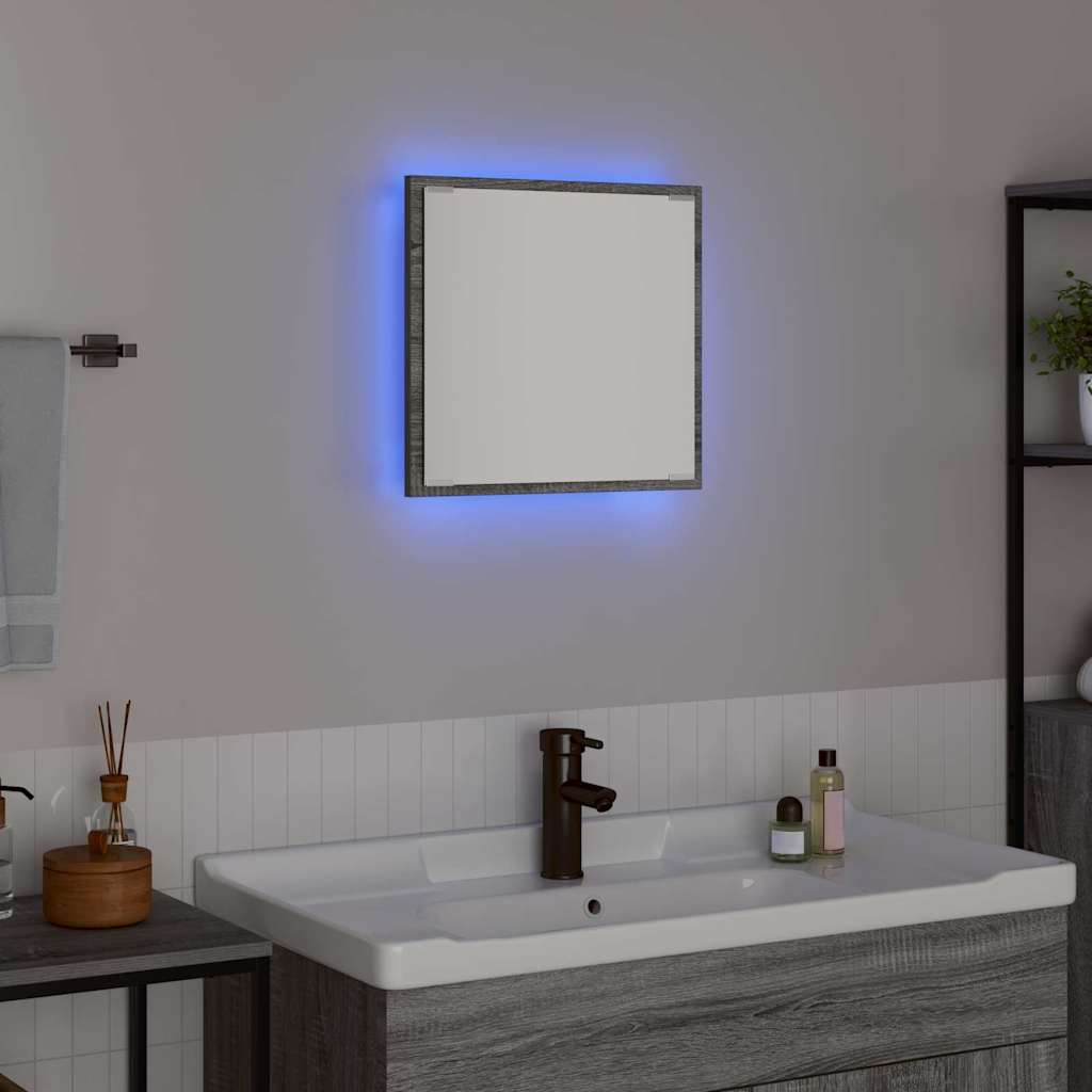 LED vannasistabas spogulis Pelēks Sonoma 40 x 8.5 x 37 cm