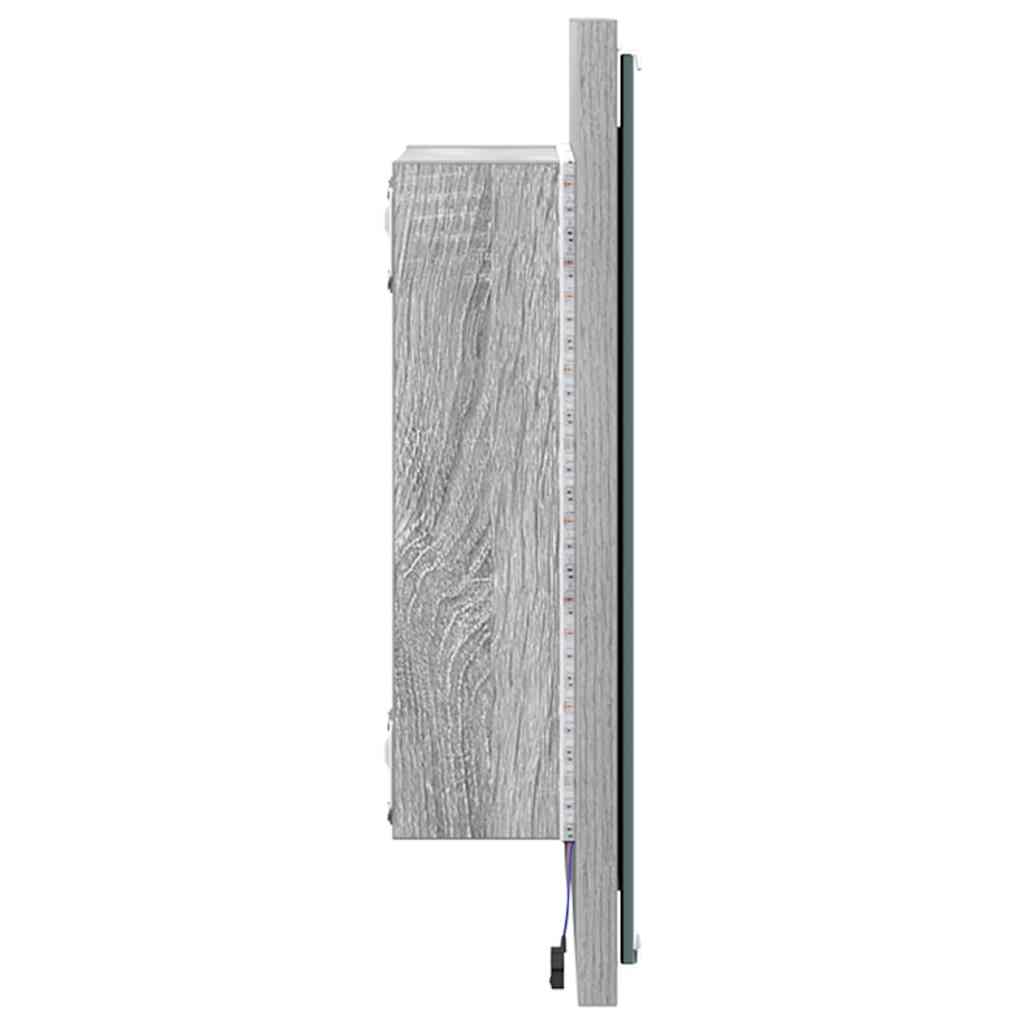 LED vannasistabas spogulis Pelēks Sonoma 40 x 8.5 x 37 cm