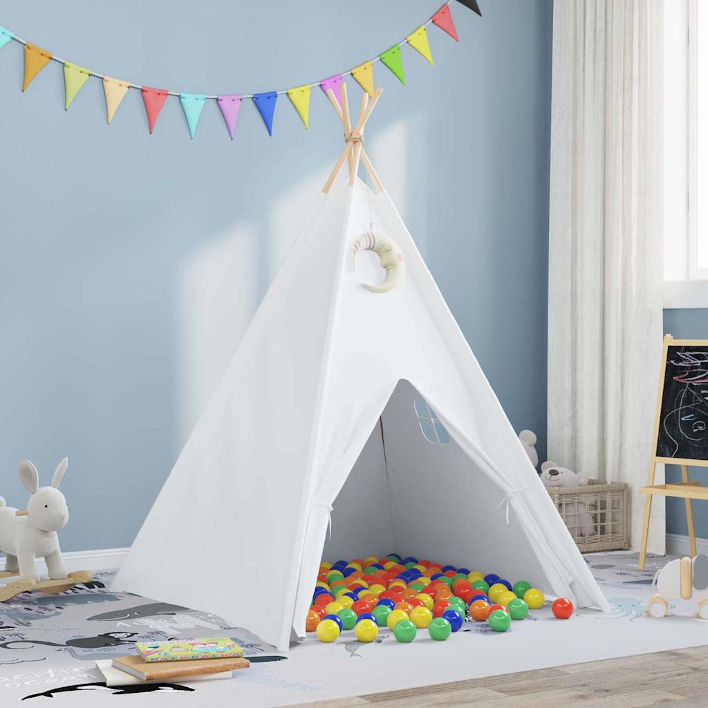 Teepee palapinė Balta 120 x 120 x 150 cm