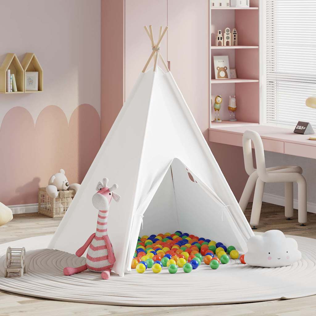 Teepee palapinė Balta 120 x 120 x 150 cm