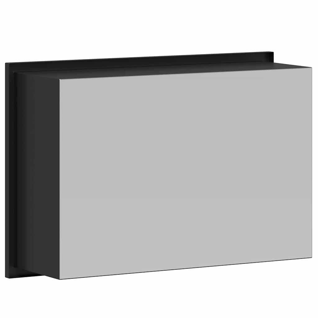 Dušo niša Juoda 30 x 20 x 9,5 cm Nerūdijantis Plienas