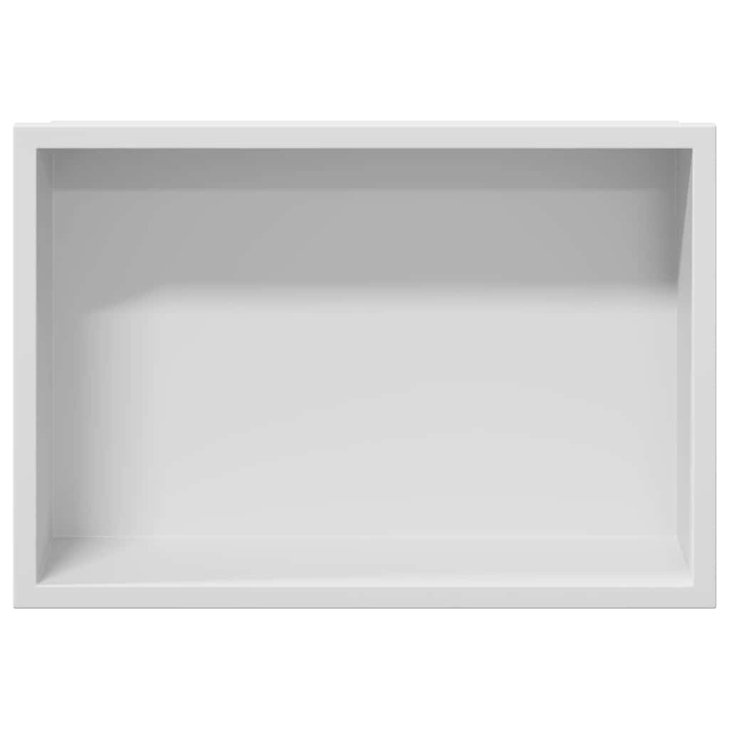 Dušo niša Balta 30 x 20 x 9,5 cm Nerūdijantis Plienas