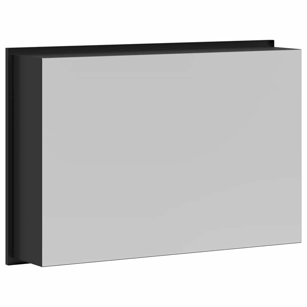 Dušo niša Juoda 45 x 30 x 9,5 cm Nerūdijantis Plienas